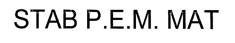 STAB P.E.M. MAT