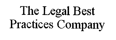 THE LEGAL BEST PRACTICES COMPANY