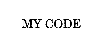 MY CODE