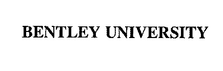 BENTLEY UNIVERSITY