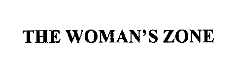THE WOMAN'S ZONE