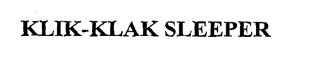 KLIK-KLAK SLEEPER