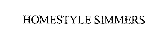 HOMESTYLE SIMMERS