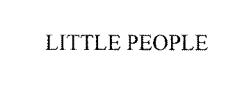 LITTLE PEOPLE