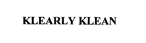 KLEARLY KLEAN