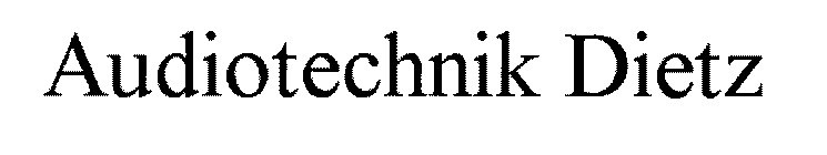 AUDIOTECHNIK DIETZ