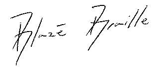 BLAZÉ BRAILLE