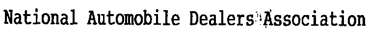 NATIONAL AUTOMOBILE DEALERS ASSOCIATION