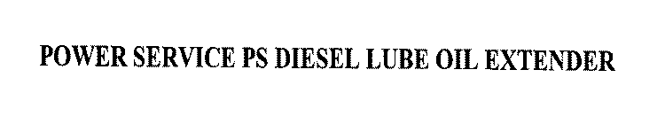 POWER SERVICE PS DIESEL LUBE OIL EXTENDER