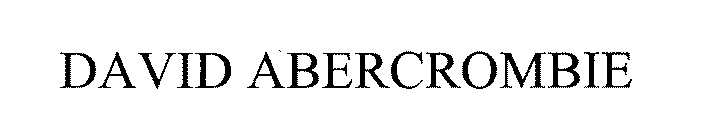 DAVID ABERCROMBIE