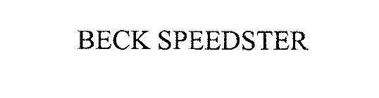 BECK SPEEDSTER