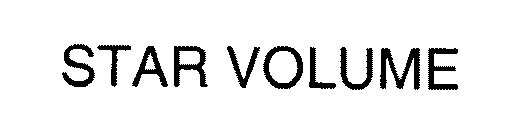 STAR VOLUME