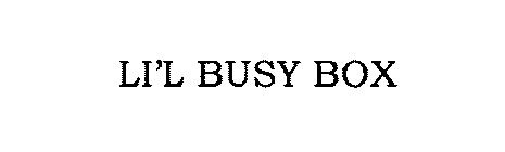 LI'L BUSY BOX