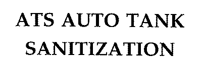 ATS AUTO TANK SANITIZATION