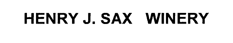 HENRY J. SAX WINERY