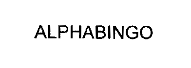 ALPHABINGO