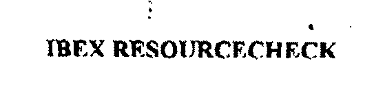 IBEX RESOURCECHECK