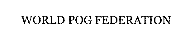 WORLD POG FEDERATION