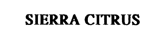SIERRA CITRUS