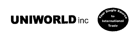 UNIWORLD INC YOUR SINGLE SOURCE TO INTERNATIONAL TRADE