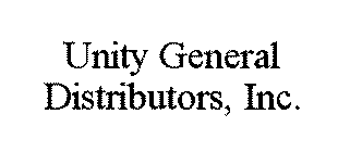 UNITY GENERAL DISTRIBUTORS, INC.