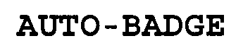 AUTO-BADGE
