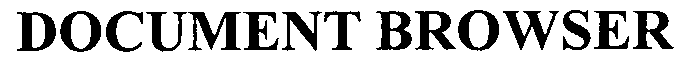 DOCUMENT BROWSER