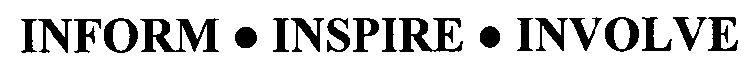 INFORM · INSPIRE · INVOLVE
