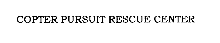 COPTER PURSUIT RESCUE CENTER