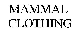 MAMMAL CLOTHING