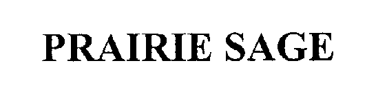 PRAIRIE SAGE