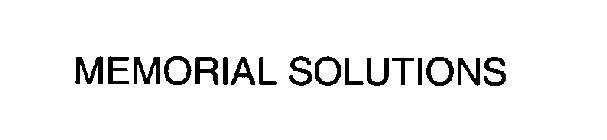 MEMORIAL SOLUTIONS