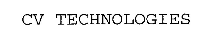 CV TECHNOLOGIES