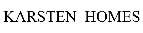 KARSTEN HOMES