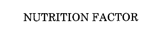 NUTRITION FACTOR