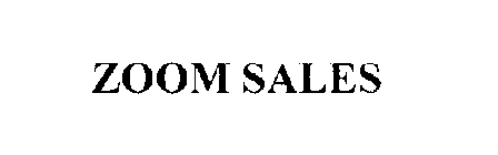 ZOOM SALES