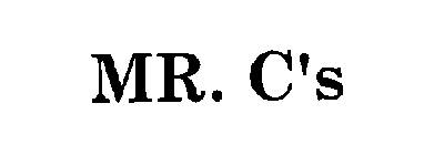 MR. C'S
