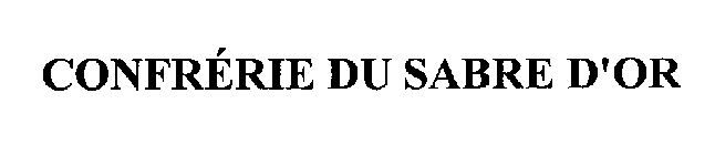 CONFRÉRIE DU SABRE D'OR