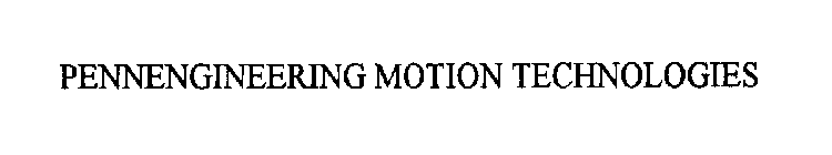 PENNENGINEERING MOTION TECHNOLOGIES