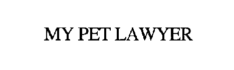 MY PET LAWYER