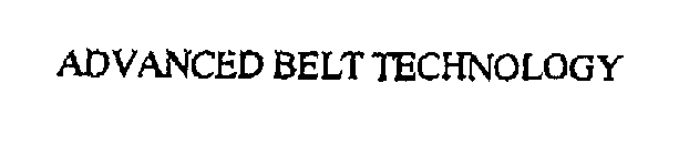 ADVANCED BELT TECHNOLOGY