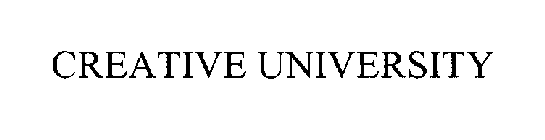 CREATIVE UNIVERSITY