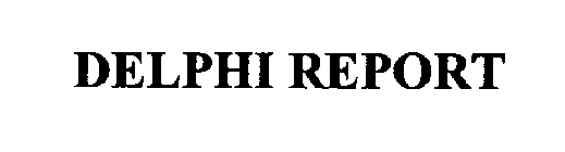DELPHI REPORT