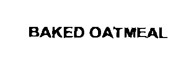BAKED OATMEAL