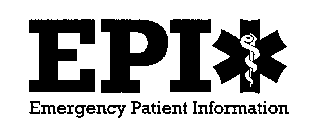 EPI EMERGENCY PATIENT INFORMATION