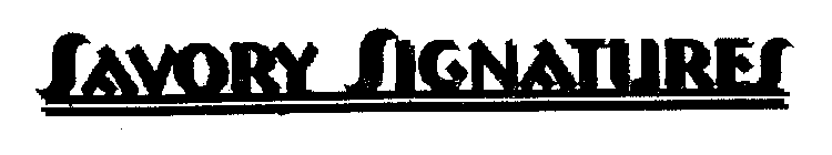 SAVORY SIGNATURES