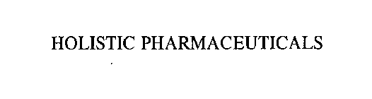 HOLISTIC PHARMACEUTICALS