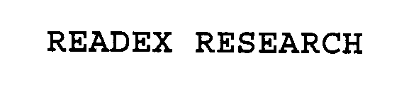 READEX RESEARCH
