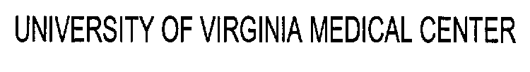 UNIVERSITY OF VIRGINIA MEDICAL CENTER