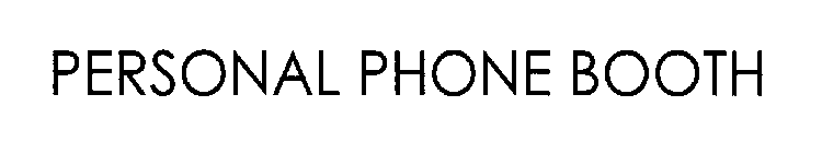 PERSONAL PHONE BOOTH